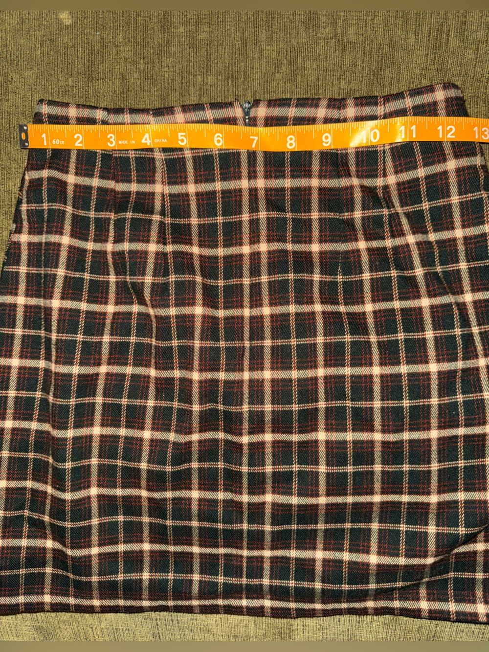 John Galt Plaid Mini Skirt - Picture 5 of 8